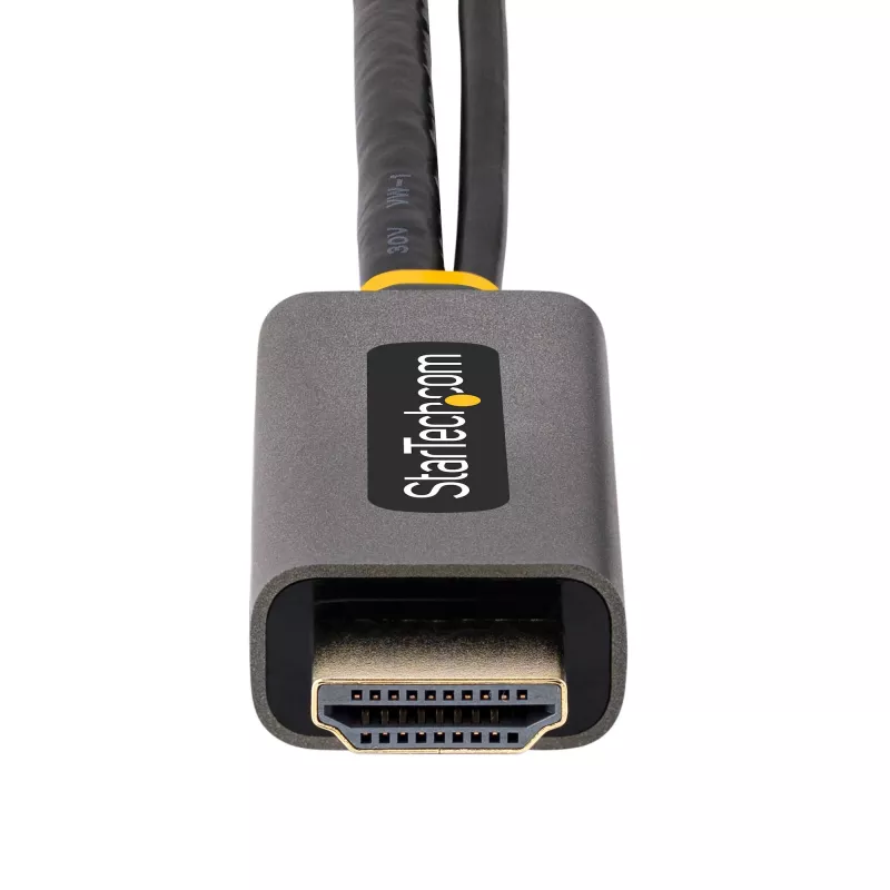 StarTech.com 0,3 m HDMI-DisplayPort adapterkaabel, aktiivne 4K 60 Hz HDMI 2.0 DP 1.2 muundur, HDR, USB siinitoide, HDMI-allikas DisplayPort-kuvarile sülearvutitele/arvutitele