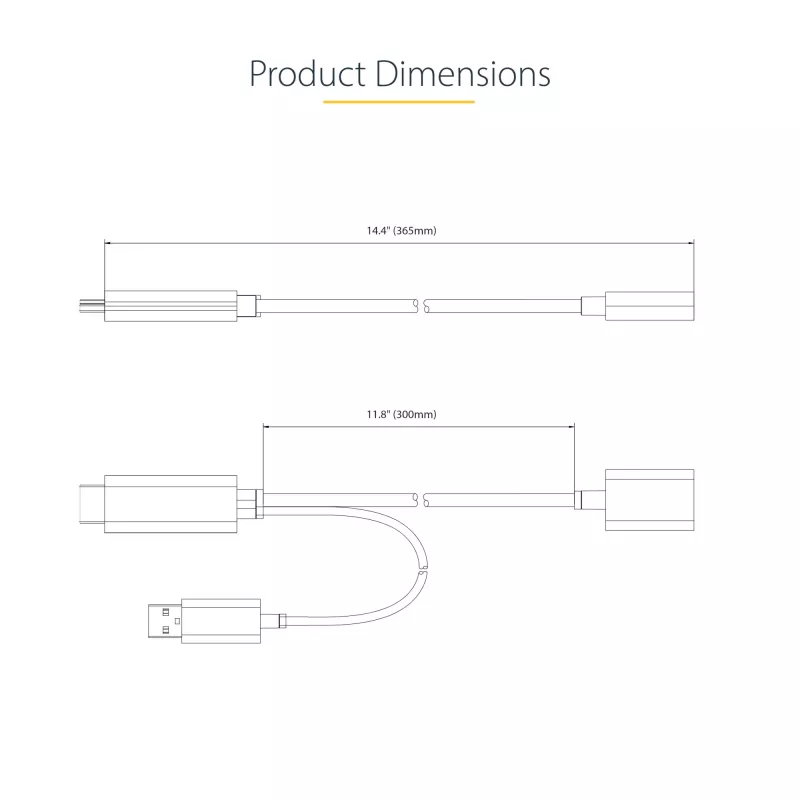 StarTech.com 0,3 m HDMI-DisplayPort adapterkaabel, aktiivne 4K 60 Hz HDMI 2.0 DP 1.2 muundur, HDR, USB siinitoide, HDMI-allikas DisplayPort-kuvarile sülearvutitele/arvutitele
