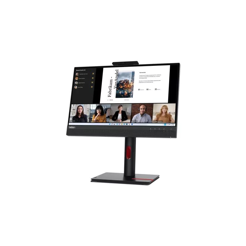 Lenovo ThinkCentre TIO-22 Gen5 Monitor, 54,6 cm (21,5 tolli), 1920 x 1080 pikslit, Full HD, LED, 6 ms, must