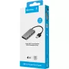 Sandberg USB 3.0 Pocket Hub 4 porti, USB 3.2 Gen 1 (3.1 Gen 1) Type-A, USB 3.2 Gen 1 (3.1 Gen 1) Type-A, 5000 Mbit/s, valge, alumiinium, RoHS