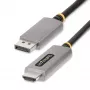 StarTech.com 6ft (2m) DisplayPort-HDMI-adapterkaabel, 8K 60Hz, 4K 144Hz, HDR10, DP 1.4 HDMI 2.1 aktiivvideokonverter, DisplayPort-lauaarvuti HDMI-kuvarile, M/M – DisplayPort-HDMI-juhe