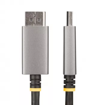 StarTech.com 6ft (2m) DisplayPort-HDMI-adapterkaabel, 8K 60Hz, 4K 144Hz, HDR10, DP 1.4 HDMI 2.1 aktiivvideokonverter, DisplayPort-lauaarvuti HDMI-kuvarile, M/M – DisplayPort-HDMI-juhe