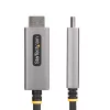 StarTech.com 6ft (2m) DisplayPort-HDMI-adapterkaabel, 8K 60Hz, 4K 144Hz, HDR10, DP 1.4 HDMI 2.1 aktiivvideokonverter, DisplayPort-lauaarvuti HDMI-kuvarile, M/M – DisplayPort-HDMI-juhe
