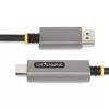 StarTech.com 6ft (2m) DisplayPort-HDMI-adapterkaabel, 8K 60Hz, 4K 144Hz, HDR10, DP 1.4 HDMI 2.1 aktiivvideokonverter, DisplayPort-lauaarvuti HDMI-kuvarile, M/M – DisplayPort-HDMI-juhe
