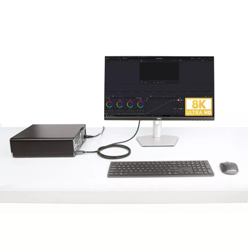 StarTech.com 6ft (2m) DisplayPort-HDMI-adapterkaabel, 8K 60Hz, 4K 144Hz, HDR10, DP 1.4 HDMI 2.1 aktiivvideokonverter, DisplayPort-lauaarvuti HDMI-kuvarile, M/M – DisplayPort-HDMI-juhe