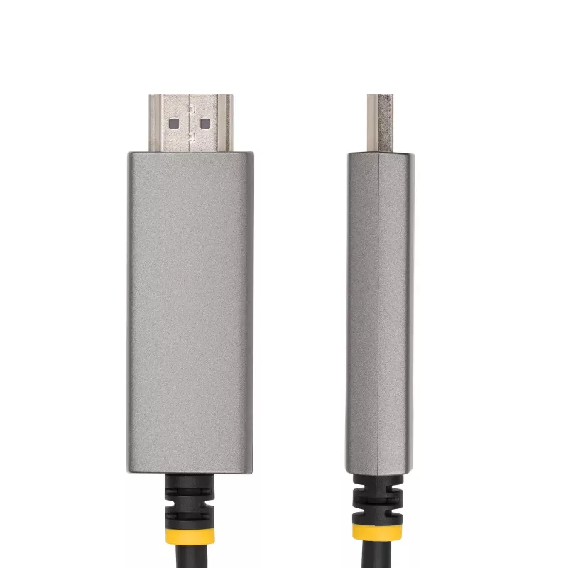 StarTech.com 3ft (1m) USB-C to HDMI adapterkaabel, 8K 60Hz, 4K 144Hz, HDR10, USB USB-C to HDMI 2.1 videomuundurkaabel, USB-C DP Alt Mode/USB4/Thunderbolt 3/4 ühilduv – USB-C sülearvuti HDMI monitoriga