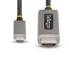 StarTech.com 3ft (1m) USB-C to HDMI adapterkaabel, 8K 60Hz, 4K 144Hz, HDR10, USB USB-C to HDMI 2.1 videomuundurkaabel, USB-C DP Alt Mode/USB4/Thunderbolt 3/4 ühilduv – USB-C sülearvuti HDMI monitoriga