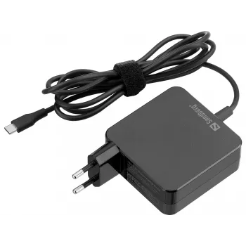 Sandberg USB-C vahelduvvoolulaadija PD65W EL 2M, siseruumides, vahelduvvool, 20 V, 1 m, must