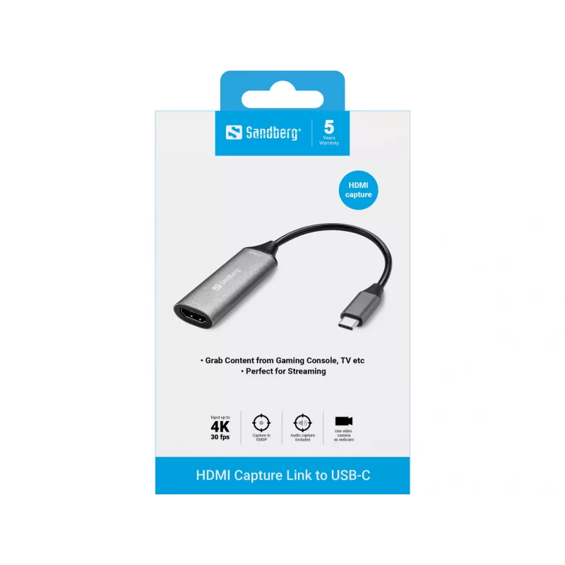 Sandberg HDMI Capture Link USB-C-le