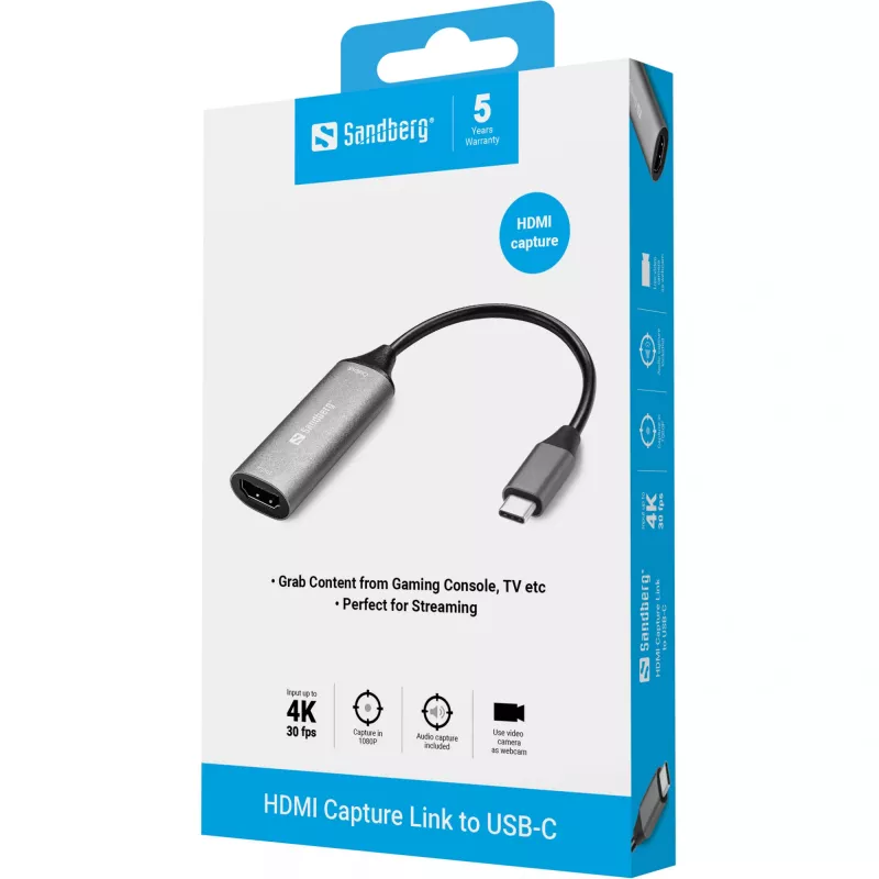 Sandberg HDMI Capture Link USB-C-le