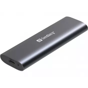 Sandberg USB 3.2 ümbris M.2+NVMe SSD-le, SSD-korpus, M.2, M.2, 10 Gbit/s, USB-ühenduvus, must