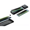 Sandberg USB 3.2 ümbris M.2+NVMe SSD-le, SSD-korpus, M.2, M.2, 10 Gbit/s, USB-ühenduvus, must
