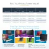 StarTech.com 13-tollise MacBook Air M2/M3 sülearvuti privaatsusekraan, eemaldatav ja pööratav peegeldusvastane privaatsusfilter, magnetiline sülearvuti ekraanikaitse sinivalguse vähendamisega kuni 51%