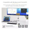 StarTech.com kahe monitoriga USB4 dokkimisjaam, kaks 4K 120 Hz või üks 8K 60 Hz HDMI, 100 W sülearvuti laadimine, 2.5GbE, USB-C mitme monitoriga dokk, draiverivaba
