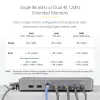 StarTech.com kahe monitoriga USB4 dokkimisjaam, kaks 4K 120 Hz või üks 8K 60 Hz HDMI, 100 W sülearvuti laadimine, 2.5GbE, USB-C mitme monitoriga dokk, draiverivaba