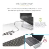 StarTech.com USB-C multipordiadapter koos ühendatud USB-C–USB-A adapteriga, kaks HDMI-d (4K30Hz/1080p60Hz), 3x USB-A 5Gbps, mini-reisidokk, sülearvuti dokkimisjaam, 1,3 jala/40 cm kaabel