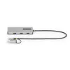 StarTech.com USB-C multipordiadapter koos ühendatud USB-C–USB-A adapteriga, kaks HDMI-d (4K30Hz/1080p60Hz), 3x USB-A 5Gbps, mini-reisidokk, sülearvuti dokkimisjaam, 1,3 jala/40 cm kaabel