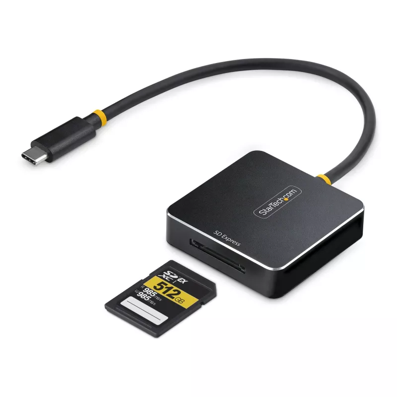 StarTech.com 1B-USB-C-SDE-ADAPTER kaardilugeja USB 3.2 Gen 2 (3.1 Gen 2) USB-C Must