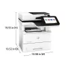 HP LaserJet Enterprise MFP M528dn, Laser, ühevärviline printimine, 1200 x 1200 DPI, A4, otsetrükk, must, valge