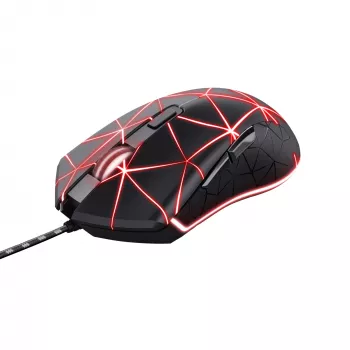 Trust GXT 133 Locx hiir Mängimine Paremakäeline USB Type-A Optiline 4000 DPI