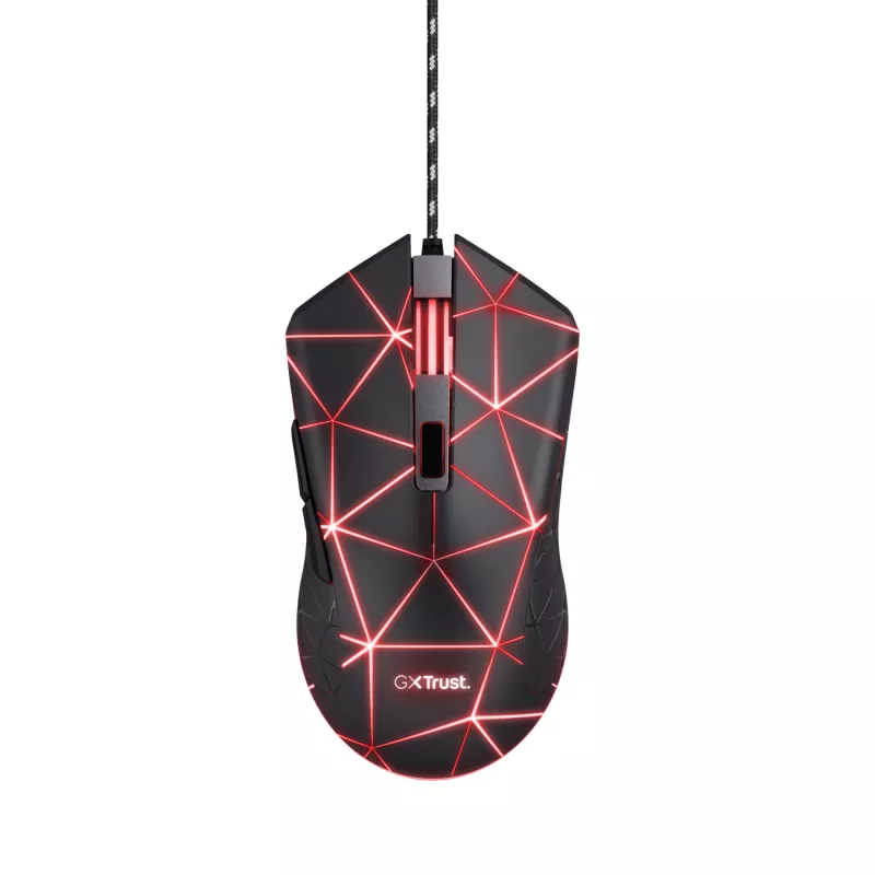 Trust GXT 133 Locx hiir Mängimine Paremakäeline USB Type-A Optiline 4000 DPI