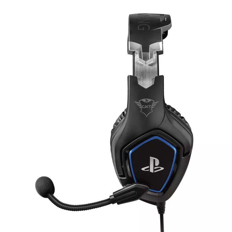 Trust GXT 488 Forze PS4 Peakomplekt Juhtmega Peavõruga Mängimiseks Must