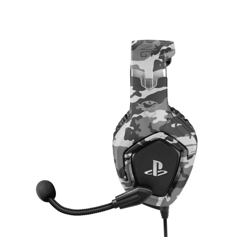 Trust GXT 488 Forze PS4 Peakomplekt Juhtmega üle pea Mängimine Must, Hall