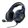 Trust GXT 488 Forze PS4 peakomplekt, juhtmega, peapael, mängimine, must, sinine
