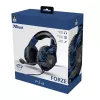Trust GXT 488 Forze PS4 peakomplekt, juhtmega, peapael, mängimine, must, sinine