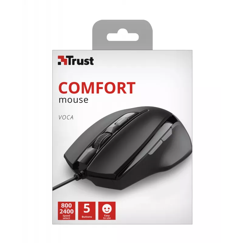 Trust Voca hiir Office paremakäeline USB Type-A optiline 2400 DPI