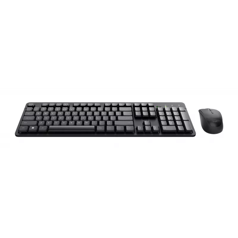 Trust Ody II klaviatuur hiir kaasas Universaalne RF juhtmevaba QWERTY USA inglise Must