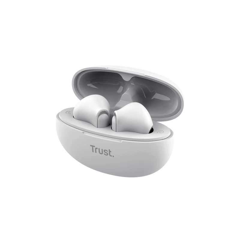 Trust Yavi kõrvaklapid True Wireless Stereo (TWS) kõrvasisesed kõned/muusika USB USB-C Bluetooth valge