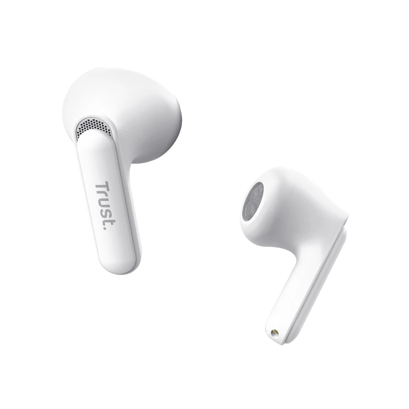 Trust Yavi kõrvaklapid True Wireless Stereo (TWS) kõrvasisesed kõned/muusika USB USB-C Bluetooth valge