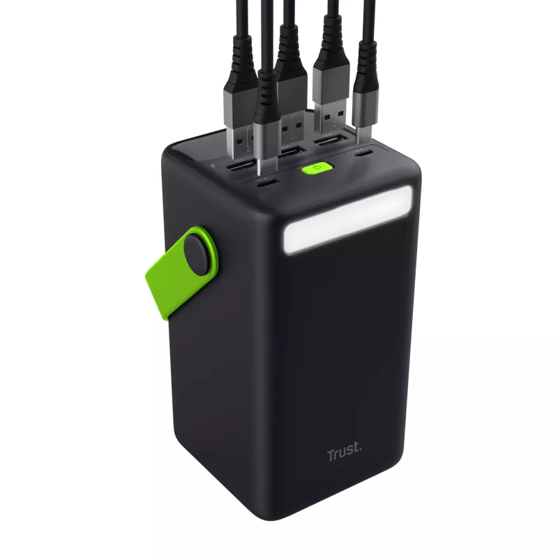 Trust Redoh XXL 50000 mAh Must, Roheline