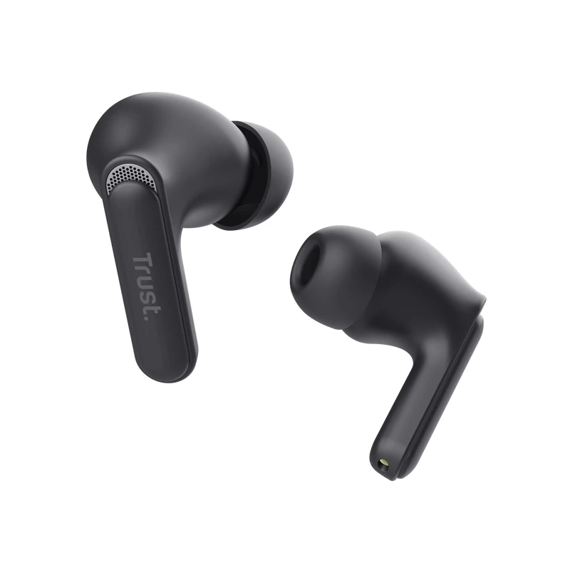 Trust Yavi kõrvaklapid True Wireless Stereo (TWS) kõrvasisesed kõned/muusika USB USB-C Bluetooth must