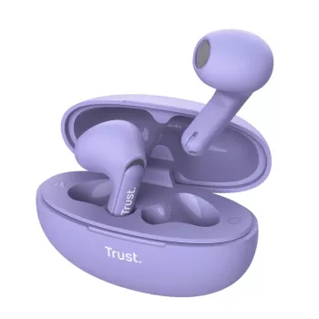Trust Yavi Peakomplekt True Wireless Stereo (TWS) Kõrvasisene Kõned/Muusika USB USB-C Bluetooth Lilla