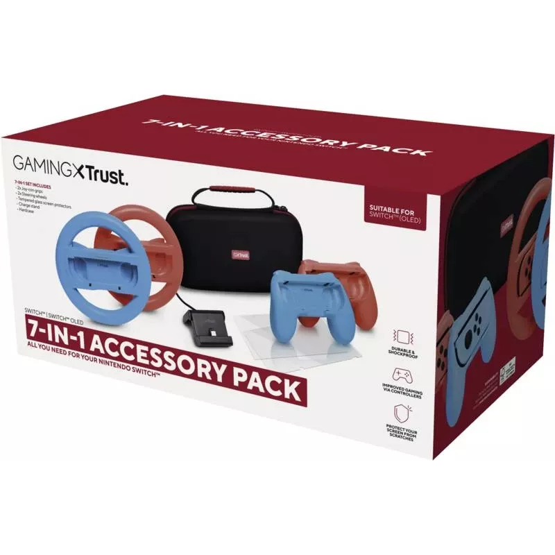 Trust GXT 1249 7-in-1 tarvikukomplekt Nintendo Switchile