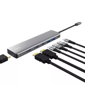 Trust 25661 jaotur USB Type-C Alumiinium