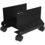 Techly CPU terasest hoidik ratastega, must ICA-CS 34, must, arvuti, multimeediakäru, 25 kg, 195 mm, 240 mm