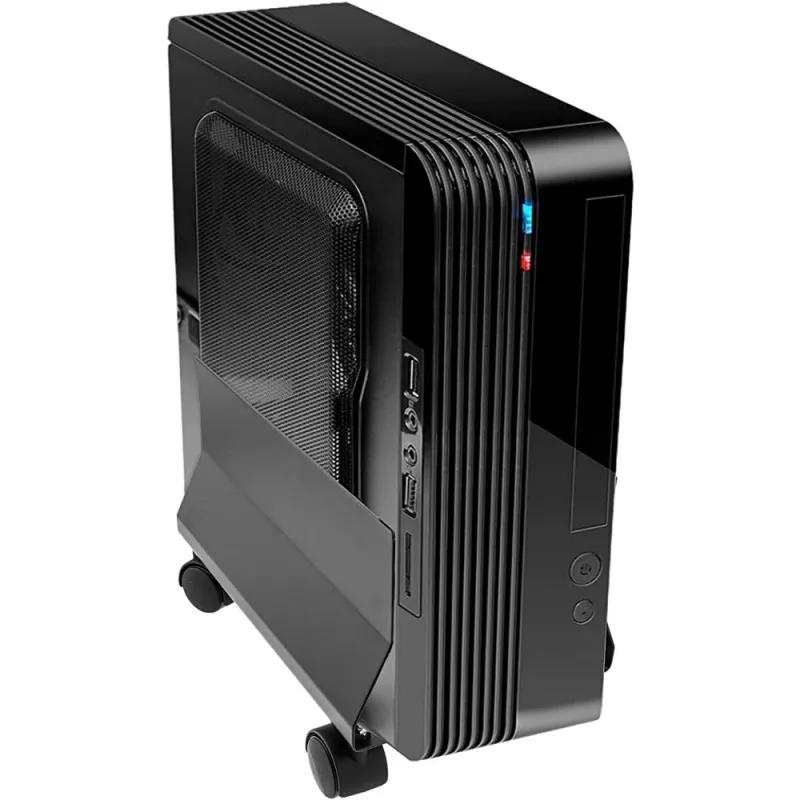 Techly CPU terasest hoidik ratastega, must ICA-CS 34, must, arvuti, multimeediakäru, 25 kg, 195 mm, 240 mm