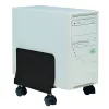 Techly CPU terasest hoidik ratastega, must ICA-CS 34, must, arvuti, multimeediakäru, 25 kg, 195 mm, 240 mm