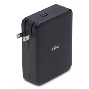 StarTech.com 140W USB-C seinakruvi, 3x USB-C/1x USB-A, PD 3.1 rahvusvaheline GaN toiteadapter MacBookile/Dell XPSile/Inspironile