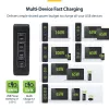 StarTech.com 140W USB-C seinakruvi, 3x USB-C/1x USB-A, PD 3.1 rahvusvaheline GaN toiteadapter MacBookile/Dell XPSile/Inspironile