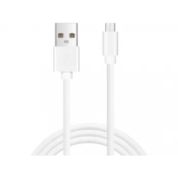 Sandberg MicroUSB sünkroonimis-/laadimiskaabel 1m SAVER, 1 m, Micro-USB A, USB A, valge