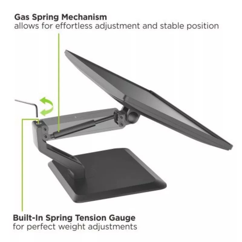 Techly ICA-LCD 35TS monitor mount / stand 81.3 cm (32 inch) Desk Must