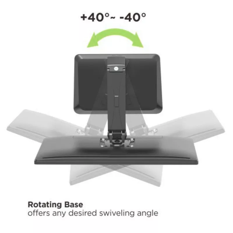 Techly ICA-LCD 35TS monitor mount / stand 81.3 cm (32 inch) Desk Must