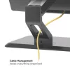 Techly ICA-LCD 35TS monitor mount / stand 81.3 cm (32 inch) Desk Must