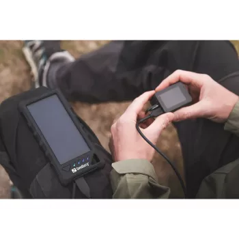 Sandberg Outdoor Solar Powerbank 16000, 16000 mAh, liitiumioon (Li-Ion), must
