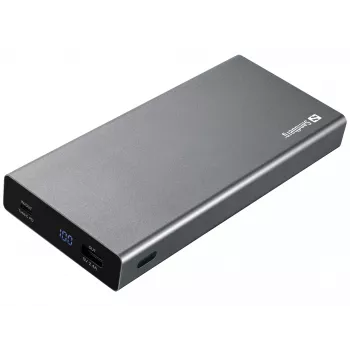 Sandberg Akupank USB-C PD 100W 20000, 20000 mAh, liitiumioon (Li-Ion), Quick Charge 3.0, 100 W, hall