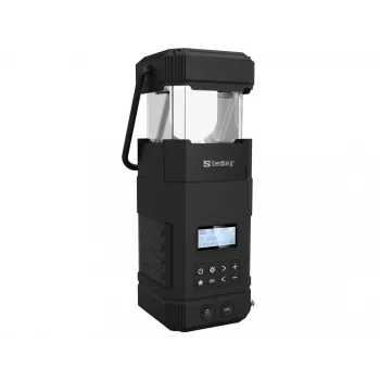 Sandberg Survivor Lantern All-in1 10000, patareitoitel matkalatern, must, IPX5, LED, USB C, aku